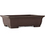 Maceta rectangular sin esmaltar para bonsái de Yamaaki - 400 x 310 x 115 mm