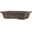 Maceta rectangular sin esmaltar para bonsái de Yamaaki - 415 x 300 x 105 mm