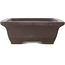 Maceta rectangular sin esmaltar para bonsái de Yamaaki - 415 x 300 x 105 mm