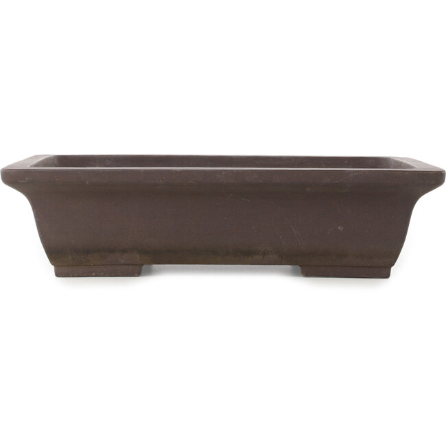 Vaso bonsai rettangolare non smaltato di Yamaaki - 415 x 300 x 105 mm