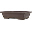 Maceta rectangular sin esmaltar para bonsái de Yamaaki - 415 x 300 x 105 mm