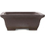 Maceta rectangular sin esmaltar para bonsái de Yamaaki - 415 x 300 x 105 mm