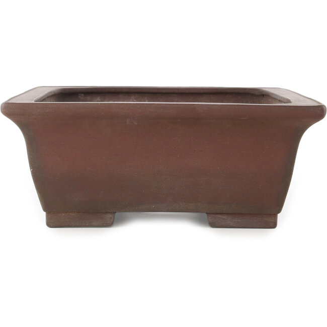 Vaso bonsai rettangolare non smaltato di Yamaaki - 430 x 328 x 130 mm