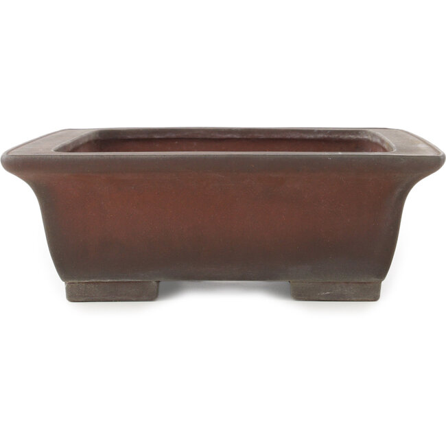 Vaso bonsai rettangolare non smaltato di Yamaaki - 440 x 335 x 120 mm