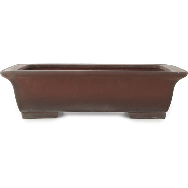 Pot à bonsaï rectangulaire non émaillé de Yamaaki - 440 x 335 x 120 mm