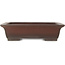 Maceta rectangular sin esmaltar para bonsái de Yamaaki - 440 x 335 x 120 mm