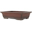 Maceta rectangular sin esmaltar para bonsái de Yamaaki - 440 x 335 x 120 mm