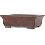 Rectangular unglazed bonsai pot by Yamaaki - 313 x 242 x 100 mm