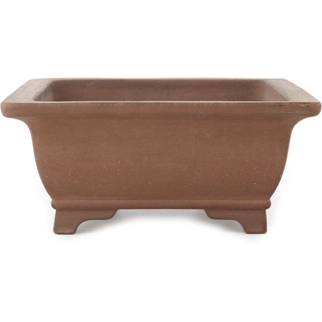 Vaso bonsai rettangolare non smaltato di Seizan - 308 x 220 x 93 mm