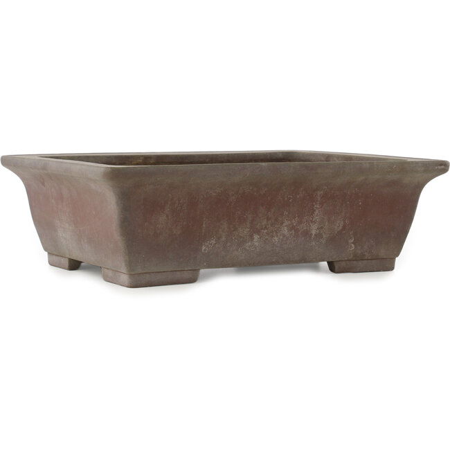Vaso bonsai rettangolare non smaltato di Yamaaki - 425 x 325 x 130 mm