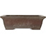 Maceta rectangular sin esmaltar para bonsái de Yamaaki - 425 x 325 x 130 mm