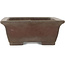 Maceta rectangular sin esmaltar para bonsái de Yamaaki - 425 x 325 x 130 mm