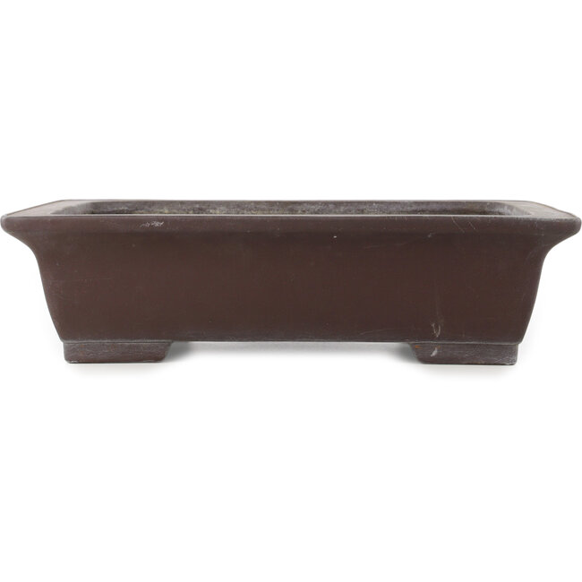 Maceta rectangular sin esmaltar para bonsái de Yamaaki - 463 x 362 x 120 mm