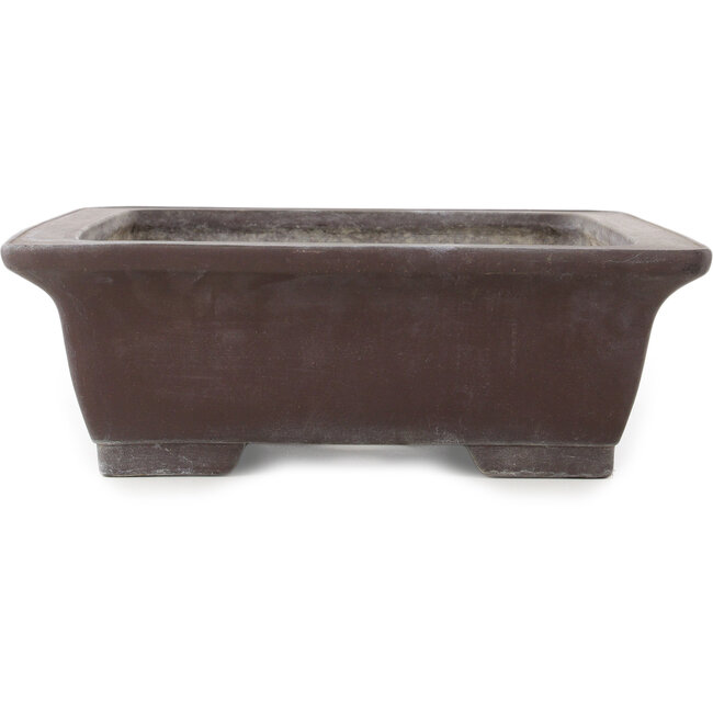 Pot à bonsaï rectangulaire non émaillé de Yamaaki - 463 x 362 x 120 mm