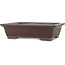 Maceta rectangular sin esmaltar para bonsái de Yamaaki - 463 x 362 x 120 mm