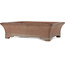 Rectangular unglazed bonsai pot by Kisen - 400 x 312 x 110 mm