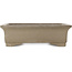 Maceta rectangular sin esmaltar para bonsái de Sanpo - 393 x 308 x 113 mm