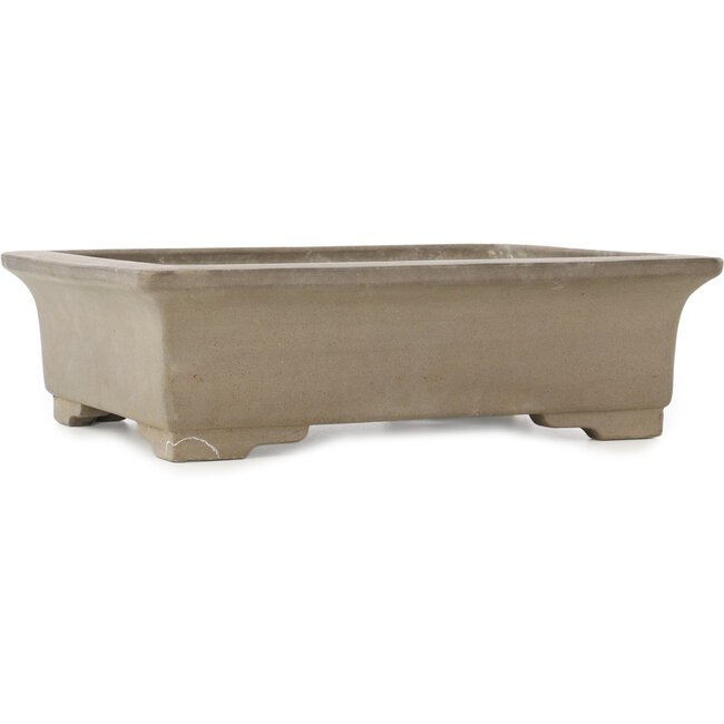 Vaso bonsai rettangolare non smaltato di Sanpo - 393 x 308 x 113 mm