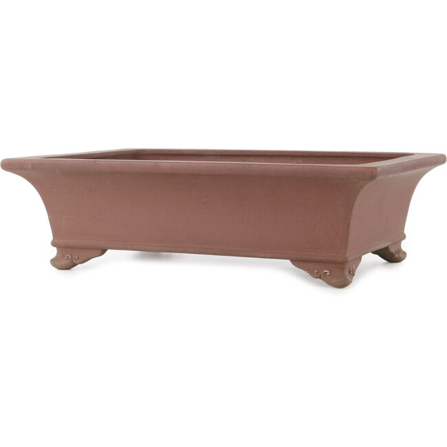 Vaso bonsai rettangolare non smaltato di Yamaaki - 495 x 365 x 145 mm