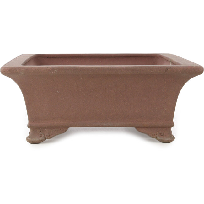 Maceta rectangular sin esmaltar para bonsái de Yamaaki - 495 x 365 x 145 mm