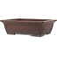 Maceta rectangular sin esmaltar para bonsái de Yamaaki - 427 x 325 x 130 mm