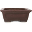 Maceta rectangular sin esmaltar para bonsái de Yamaaki - 427 x 325 x 130 mm