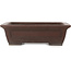 Maceta rectangular sin esmaltar para bonsái de Yamaaki - 427 x 325 x 130 mm