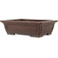 Pot à bonsaï rectangulaire non émaillé de Yamaaki - 427 x 325 x 130 mm