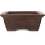Maceta rectangular sin esmaltar para bonsái de Yamaaki - 427 x 325 x 130 mm