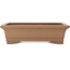 Maceta rectangular sin esmaltar para bonsái de Sanpo - 390 x 295 x 105 mm