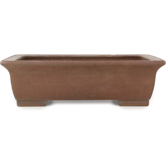 Maceta rectangular sin esmaltar para bonsái de Yamaaki Koshosen (primera generación) - 420 x 330 x 120 mm