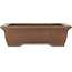 Rectangular unglazed bonsai pot by Yamaaki Koshosen (first generation) - 420 x 330 x 120 mm