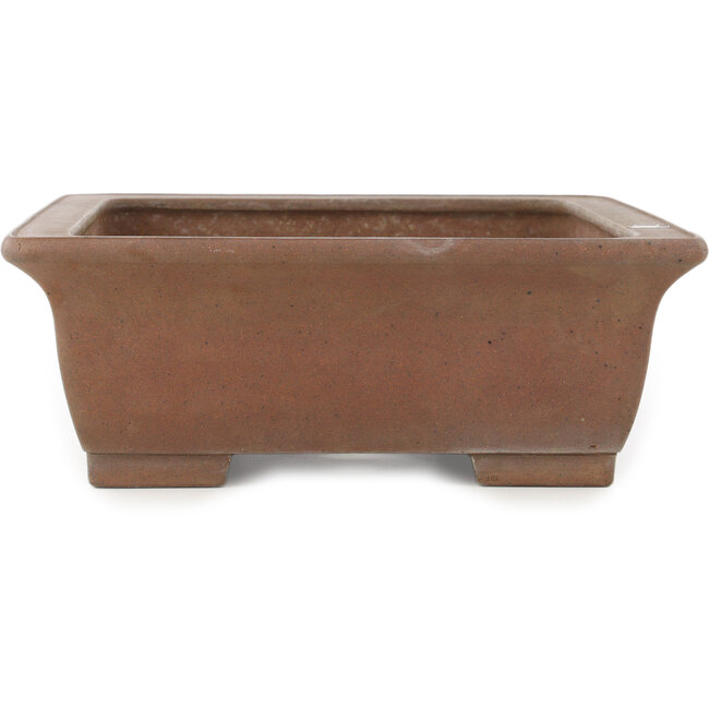 Pot à bonsaï rectangulaire non émaillé de Yamaaki Koshosen (première génération) - 420 x 330 x 120 mm