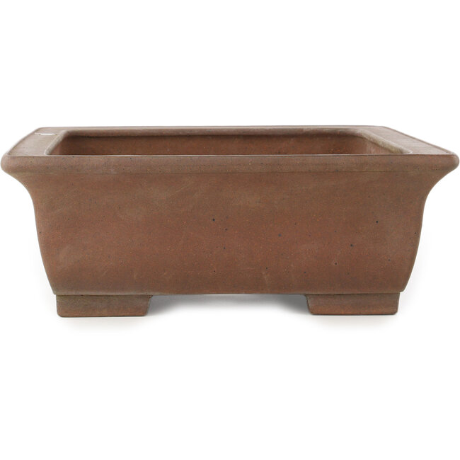 Vaso bonsai rettangolare non smaltato di Yamaaki Koshosen (prima generazione) - 420 x 330 x 120 mm