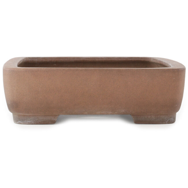 Vaso bonsai ovale non smaltato di Sanpo - 373 x 283 x 80 mm