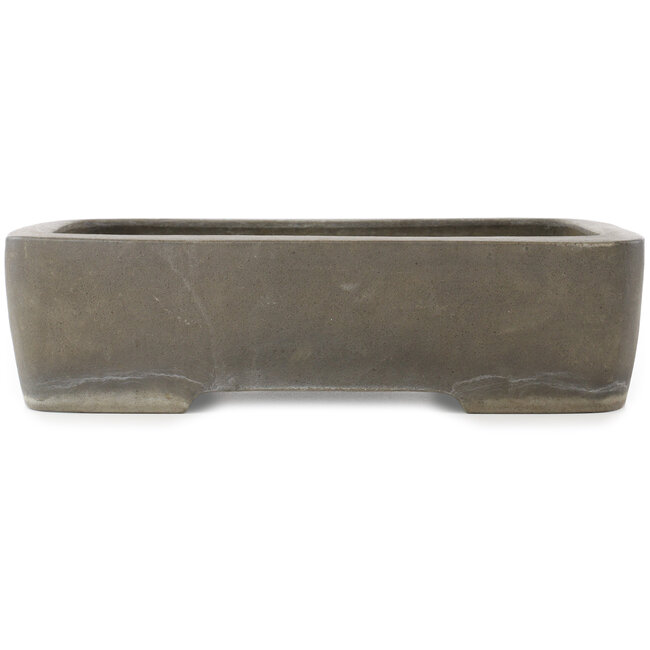 Pot à bonsaï ovale non émaillé - 370 x 280 x 98 mm