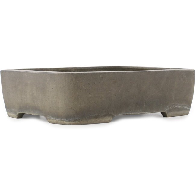 Pot à bonsaï ovale non émaillé - 370 x 280 x 98 mm