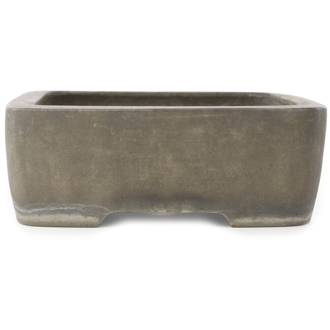 Pot à bonsaï ovale non émaillé - 370 x 280 x 98 mm