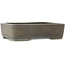 Pot à bonsaï ovale non émaillé - 370 x 280 x 98 mm