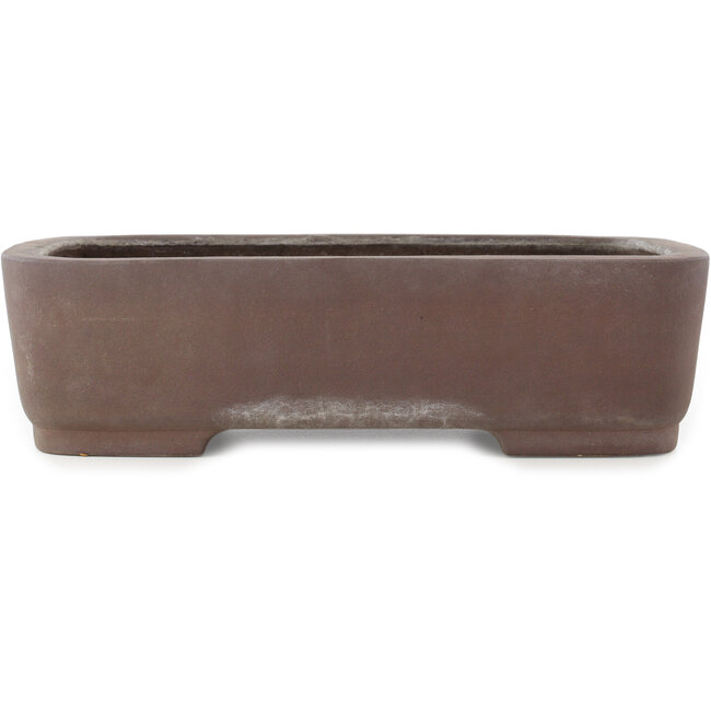 Maceta ovalada sin esmaltar para bonsái de Kisen - 408 x 312 x 110 mm