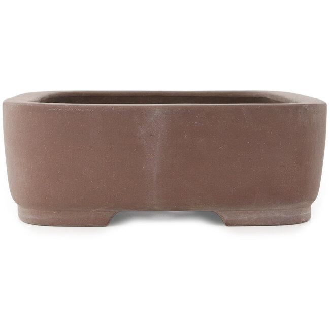 Pot à bonsaï ovale non émaillé de Kisen - 480 x 355 x 120 mm