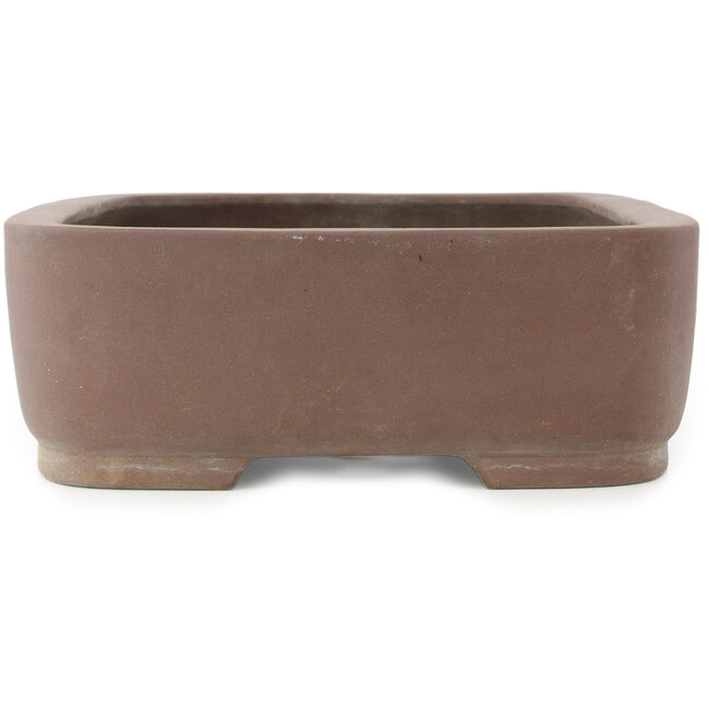 Pot à bonsaï ovale non émaillé de Kisen - 480 x 355 x 120 mm