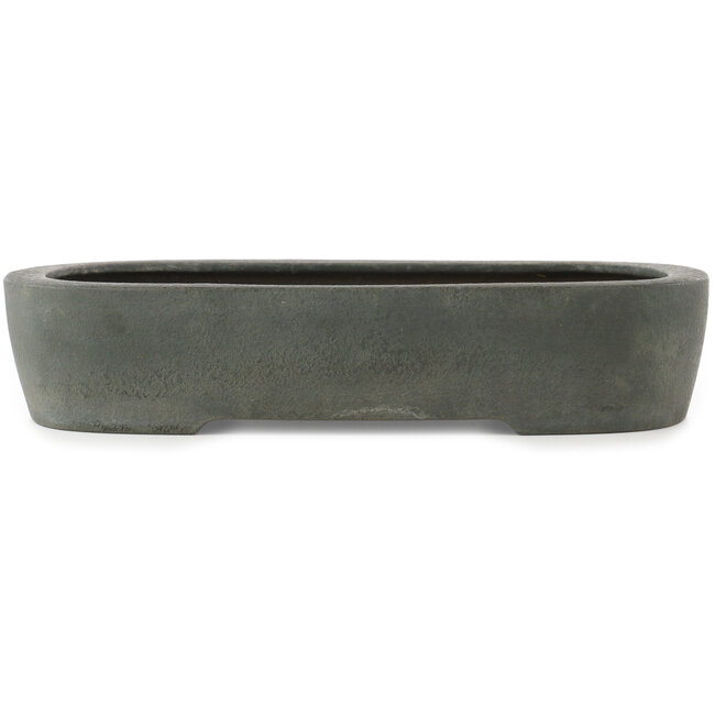 Pot à bonsaï ovale non émaillé - 366 x 285 x 70 mm