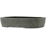 Ovale ongeglazuurde bonsai pot - 366 x 285 x 70 mm