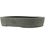 Ovale ongeglazuurde bonsai pot - 366 x 285 x 70 mm