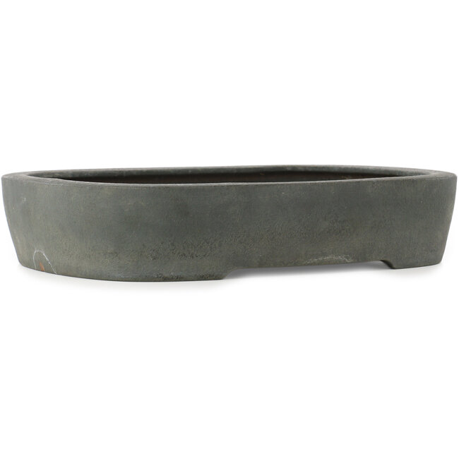 Ovaler unglasierter Bonsai-Topf - 366 x 285 x 70 mm