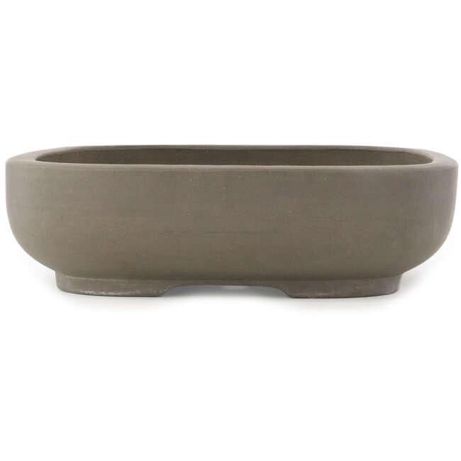 Maceta para bonsái ovalada sin esmaltar de Seibun - 465 x 357 x 95 mm