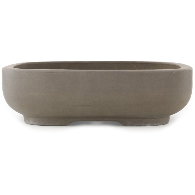 Maceta para bonsái ovalada sin esmaltar de Seibun - 465 x 357 x 95 mm