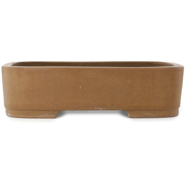 Pot à bonsaï ovale non émaillé de Shoko - 393 x 313 x 105 mm
