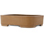 Pot à bonsaï ovale non émaillé de Shoko - 393 x 313 x 105 mm